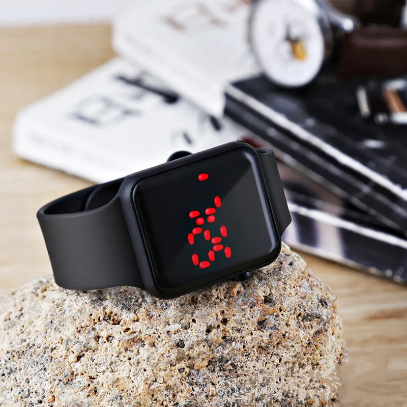 Sport Digital Watch Women Men Square LED Watch Silicone Electronic Watch Women's Watches Clock relogio feminino digital reloj
Sport Digital Watch Women Men Square LED Watch Silicone Electronic Watch Women's Watches Clock relogio feminino digital reloj