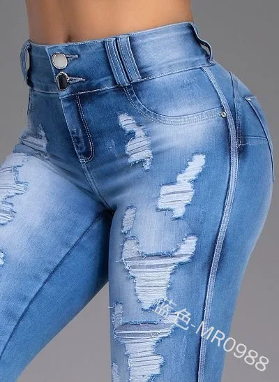 New 5XL Denim Jeans for Women Ripped Hole Stretch Jean Ladies Plus Size Full Length Pencil Pants Pantalones De Mujer
New 5XL Denim Jeans for Women Ripped Hole Stretch Jean Ladies Plus Size Full Length Pencil Pants Pantalones De Mujer