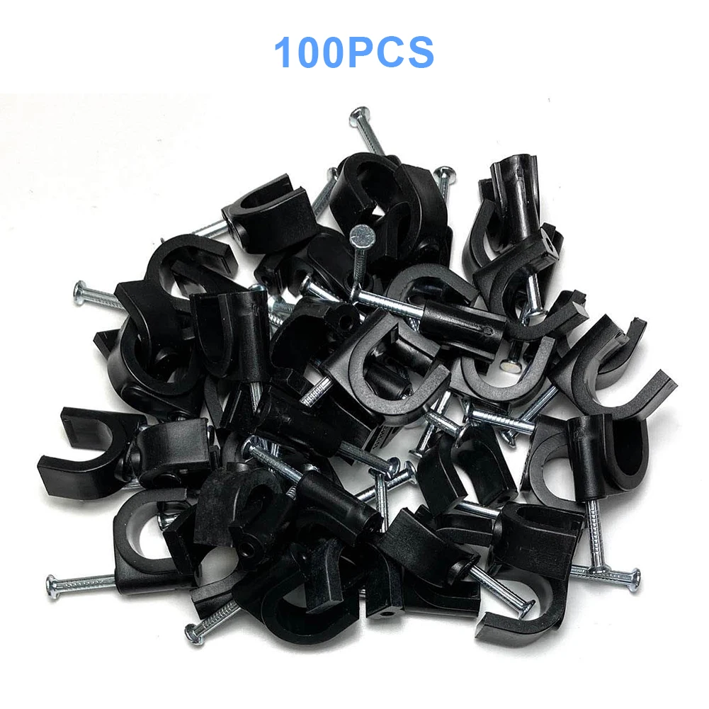 Cable Clips Round Wire Cord Clamp Cable Holder Management Wire Tidy Clips Trough Wire Fixing Cable Clips 7/8MM 100PCS New
Cable Clips Round Wire Cord Clamp Cable Holder Management Wire Tidy Clips Trough Wire Fixing Cable Clips 7/8MM 100PCS New