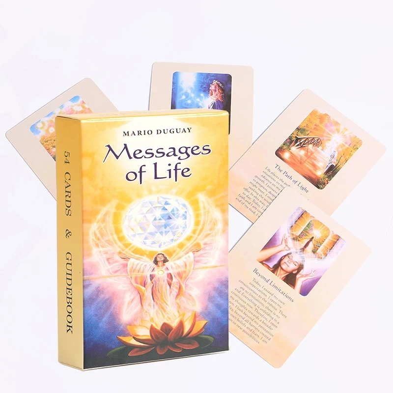 Messages of Life Oracle Tarot Card Deck Full English Board Game For Familiy Party Playing Cards Tarot Cards Game
Messages of Life Oracle Tarot Card Deck Full English Board Game For Familiy Party Playing Cards Tarot Cards Game
