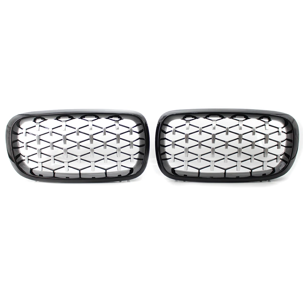 2pcs Semi-Plating Dual Slats Front Kidney Grille Grill Left & Right for BMW X5 F15 2014-2016 car styling
2pcs Semi-Plating Dual Slats Front Kidney Grille Grill Left & Right for BMW X5 F15 2014-2016 car styling