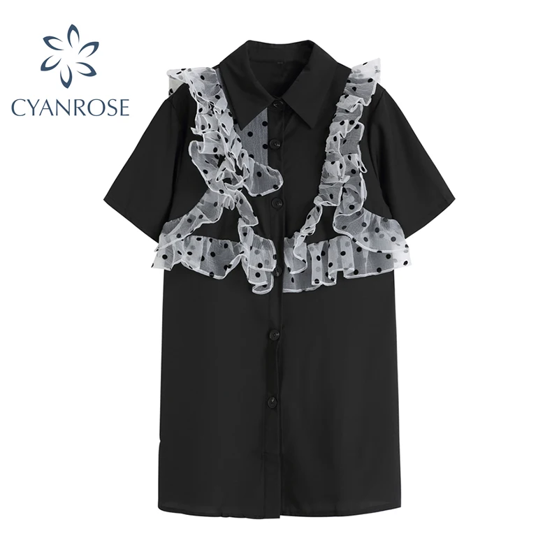 Black Short Sleeve Shirt Dress Women Hepburn Style 2021 Summer New Gauze Agaric Pleated Loose Straight Tube Short Dress Female
Black Short Sleeve Shirt Dress Women Hepburn Style 2021 Summer New Gauze Agaric Pleated Loose Straight Tube Short Dress Female
