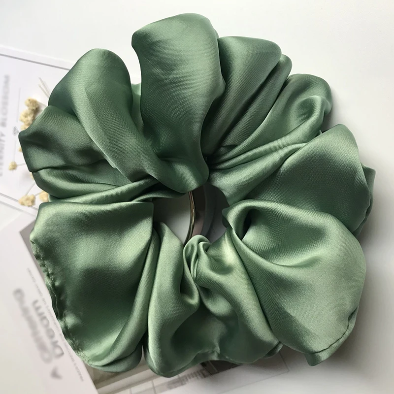 Large Oversized Stain Silk Hair Scrunchies Ponytail Smooth Hair Rope Hair Tie Fashion Hair Accessories Elastic Hair Rubber Bands 
Large Oversized Stain Silk Hair Scrunchies Ponytail Smooth Hair Rope Hair Tie Fashion Hair Accessories Elastic Hair Rubber Bands