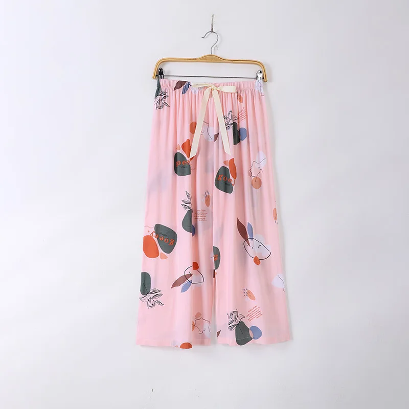 Cotton silk ladies wide leg pants 2021 new skin-friendly cotton printed loose straight leg women's home service pajamas
Cotton silk ladies wide leg pants 2021 new skin-friendly cotton printed loose straight leg women's home service pajamas