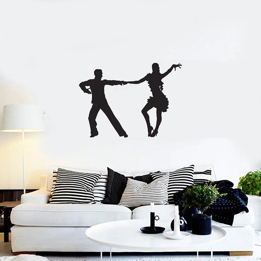 Wall Sticker Dancing Couple Latina Samba Tango Dance Studio Bedroom Interior Decor Vinyl Window Decals Removable Mural Art M225
Wall Sticker Dancing Couple Latina Samba Tango Dance Studio Bedroom Interior Decor Vinyl Window Decals Removable Mural Art M225