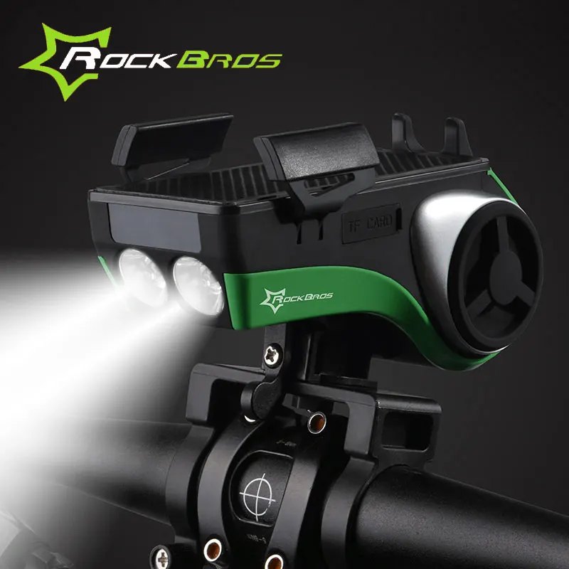 Велосипедный фонарь ROCKBROS 5 в 1, двойной светодиодный, Bluetooth-аудио, mp3-плеер, динамик, внешний аккумулятор 4400 мА · ч, звонок, держатель для телефо...
Велосипедный фонарь ROCKBROS 5 в 1, двойной светодиодный, Bluetooth-аудио, mp3-плеер, динамик, внешний аккумулятор 4400 мА · ч, звонок, держатель для телефо...
