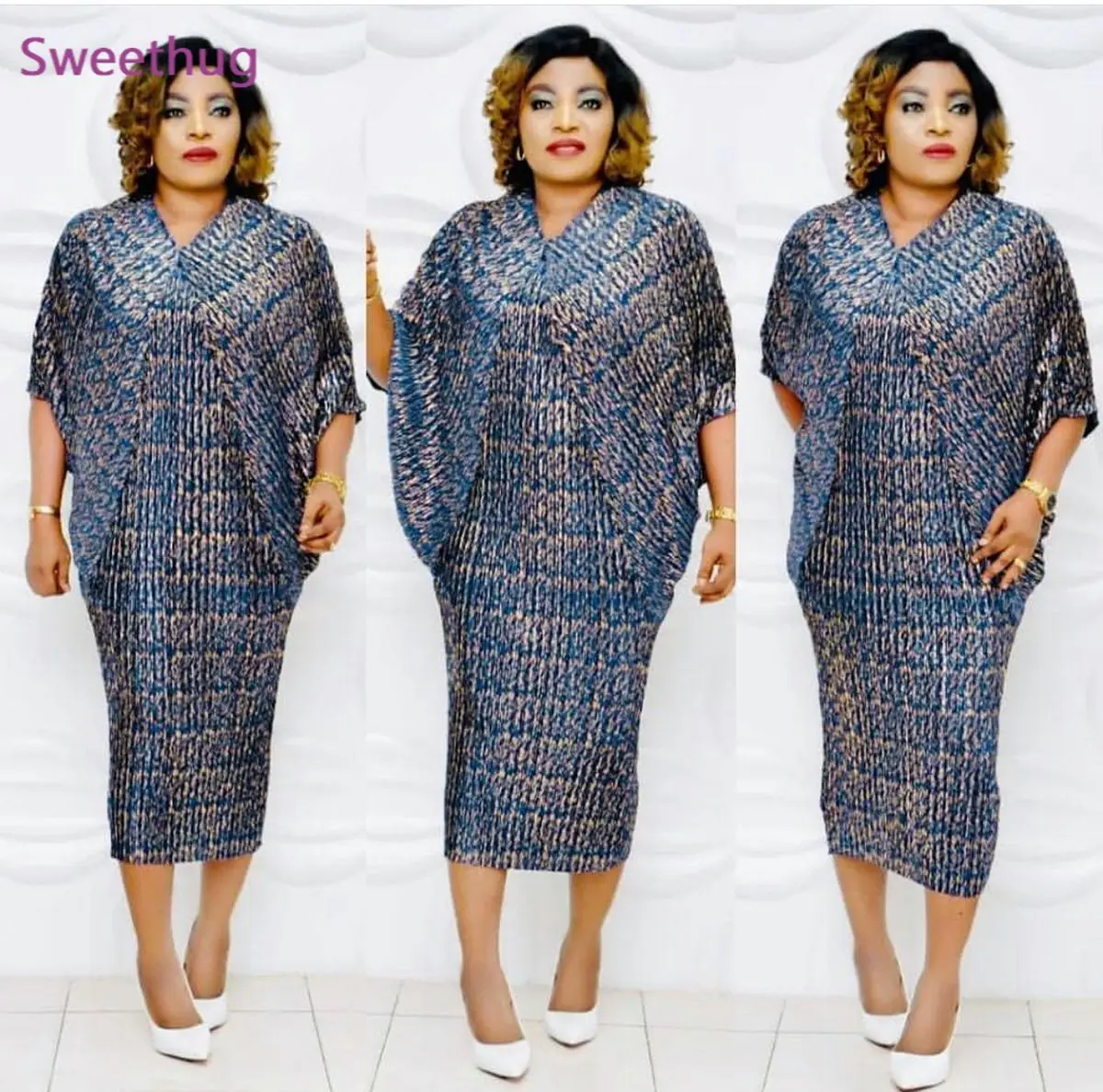 African Dresses For Women 2021 Elegent Fashion Style African Women Midi Dress 
African Dresses For Women 2021 Elegent Fashion Style African Women Midi Dress