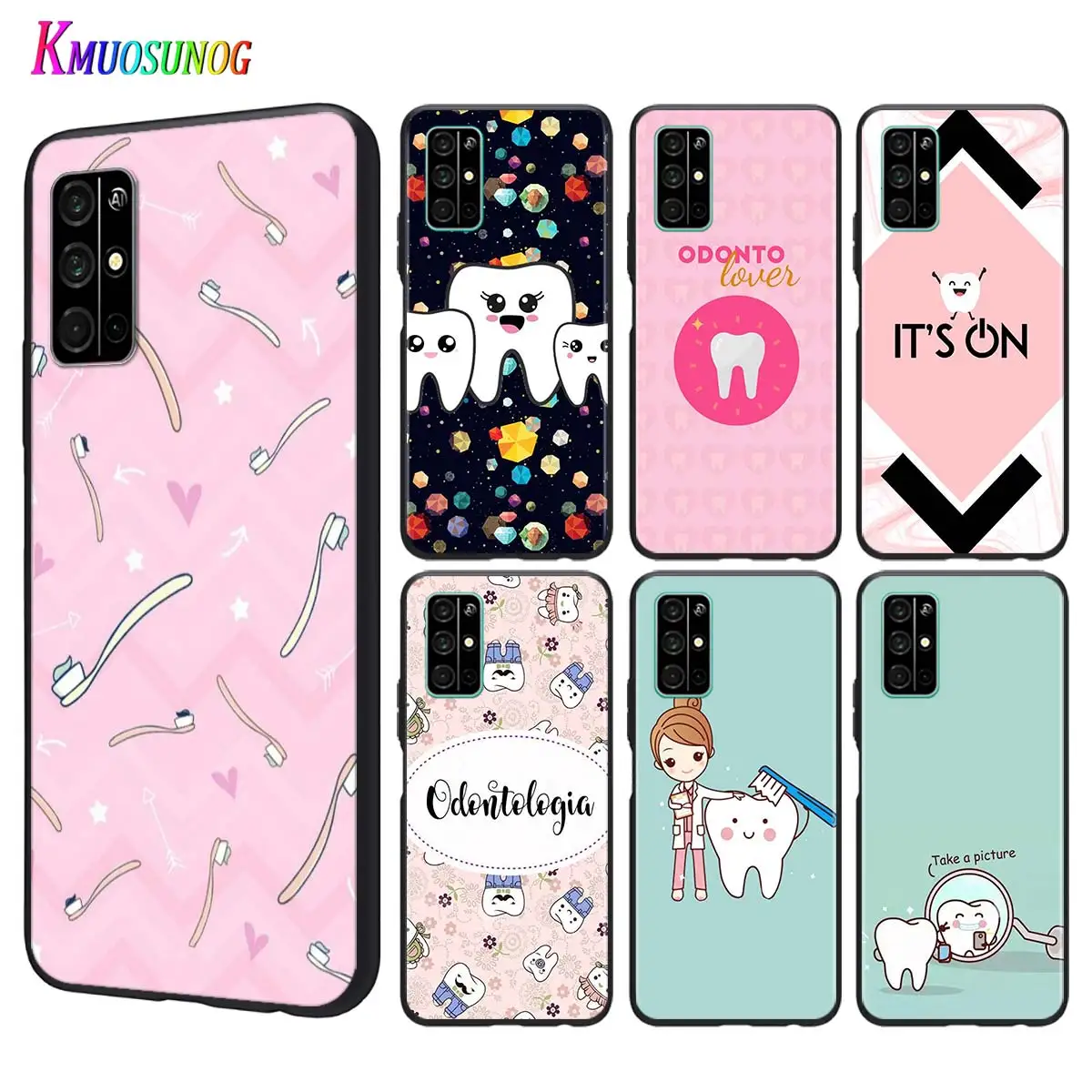 Silicone Black Cover Dentist Teeth Cartoon for Huawei Honor 9A 9C 9S 9X Lite 10 10i 20 V20 20S 30 Pro Lite Phone Case
Silicone Black Cover Dentist Teeth Cartoon for Huawei Honor 9A 9C 9S 9X Lite 10 10i 20 V20 20S 30 Pro Lite Phone Case