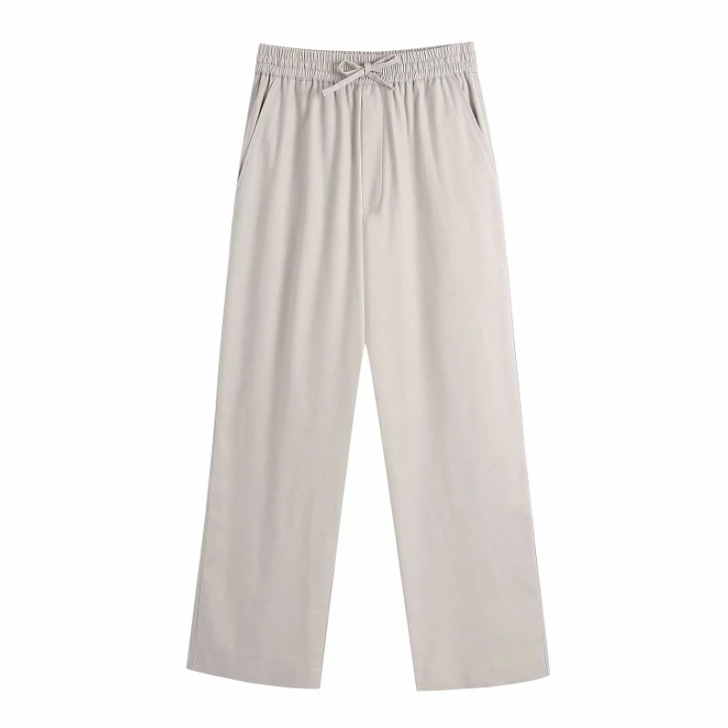 Casual Women Elastic Waist Loose Straight Pants Hot Sale Lady Chic Business Trousers P2161
Casual Women Elastic Waist Loose Straight Pants Hot Sale Lady Chic Business Trousers P2161