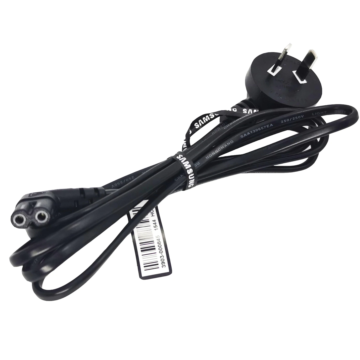 Angled NZ AU AC power cord cable for samsung TV power cable 5ft 1.5M 2X0.5mm2 NZ AU mains power cord to angled figure 8 plug
Angled NZ AU AC power cord cable for samsung TV power cable 5ft 1.5M 2X0.5mm2 NZ AU mains power cord to angled figure 8 plug