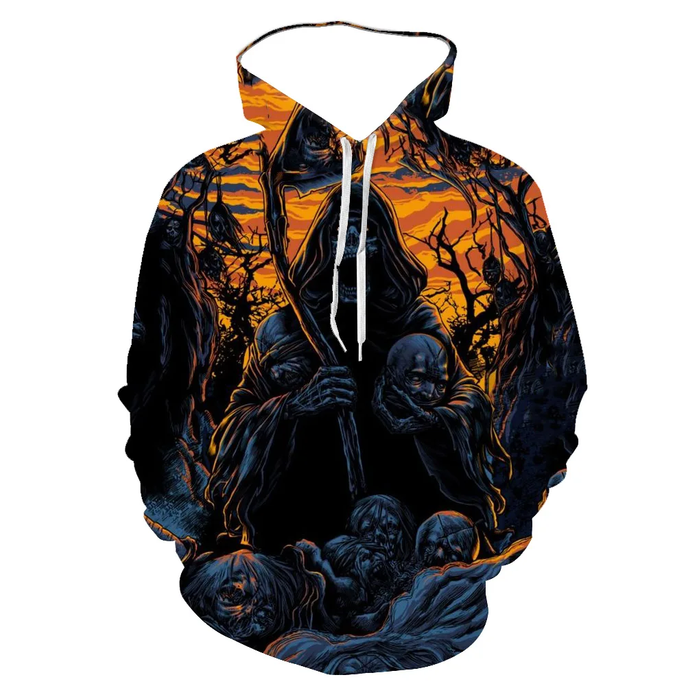 European And American Style Spring And Autumn Hoodie, Creative Gothic Skull Hoodie, 3D Effect Digital Print Hip-Hop Jacket
European And American Style Spring And Autumn Hoodie, Creative Gothic Skull Hoodie, 3D Effect Digital Print Hip-Hop Jacket