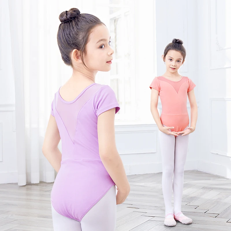 Girls Ballet Leotard Gymnastics Bodysuit Mesh Splice Costumes Children Short Sleeve Chiffon Tutu Dress Kids Ballet Dance Wear
Girls Ballet Leotard Gymnastics Bodysuit Mesh Splice Costumes Children Short Sleeve Chiffon Tutu Dress Kids Ballet Dance Wear