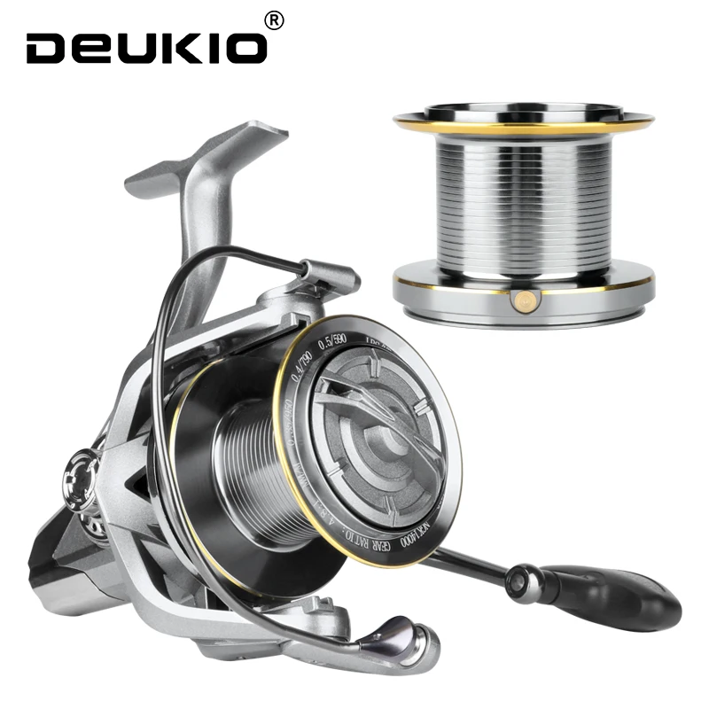 DEUKIO Sea Fishing Reels 8000-12000 Spinning Reel Max Drag 25KG Powerful Surfcasting Molinete Saltwater Reel Carp Fishing Pesca
DEUKIO Sea Fishing Reels 8000-12000 Spinning Reel Max Drag 25KG Powerful Surfcasting Molinete Saltwater Reel Carp Fishing Pesca