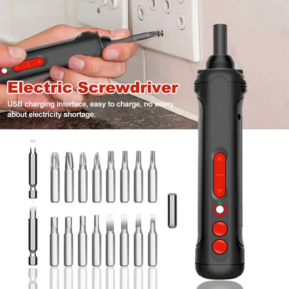 4V LED Lighting Handheld Mini Cordless Power Tools Portable USB Rechargeable Compact Electric Screwdriver Set
4V LED Lighting Handheld Mini Cordless Power Tools Portable USB Rechargeable Compact Electric Screwdriver Set