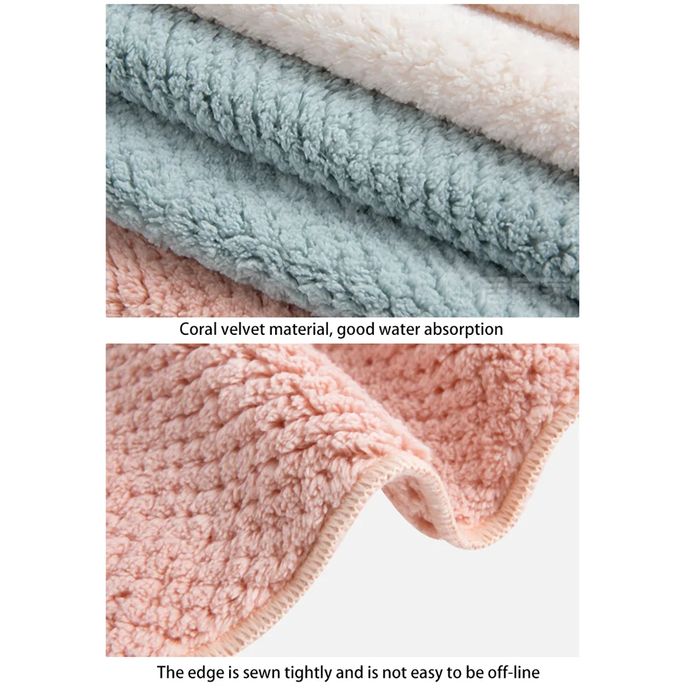 24 Pc Household Super Absorbent Cleaning Cloth Rag Coral Fleece Kitchen Towel Dishcloths Washing Cleaning Rags For Dish Washing
24 Pc Household Super Absorbent Cleaning Cloth Rag Coral Fleece Kitchen Towel Dishcloths Washing Cleaning Rags For Dish Washing