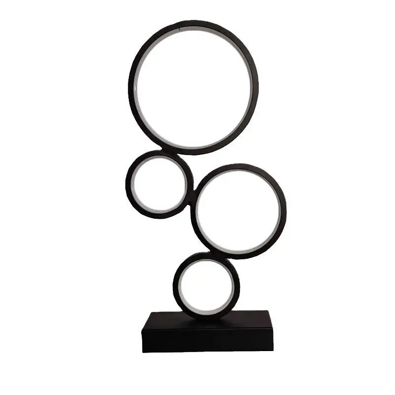 New post-modern simple ring art table lamp LED decorative table lamp Living Room Reading lighting Decoration Desk Lamp
New post-modern simple ring art table lamp LED decorative table lamp Living Room Reading lighting Decoration Desk Lamp