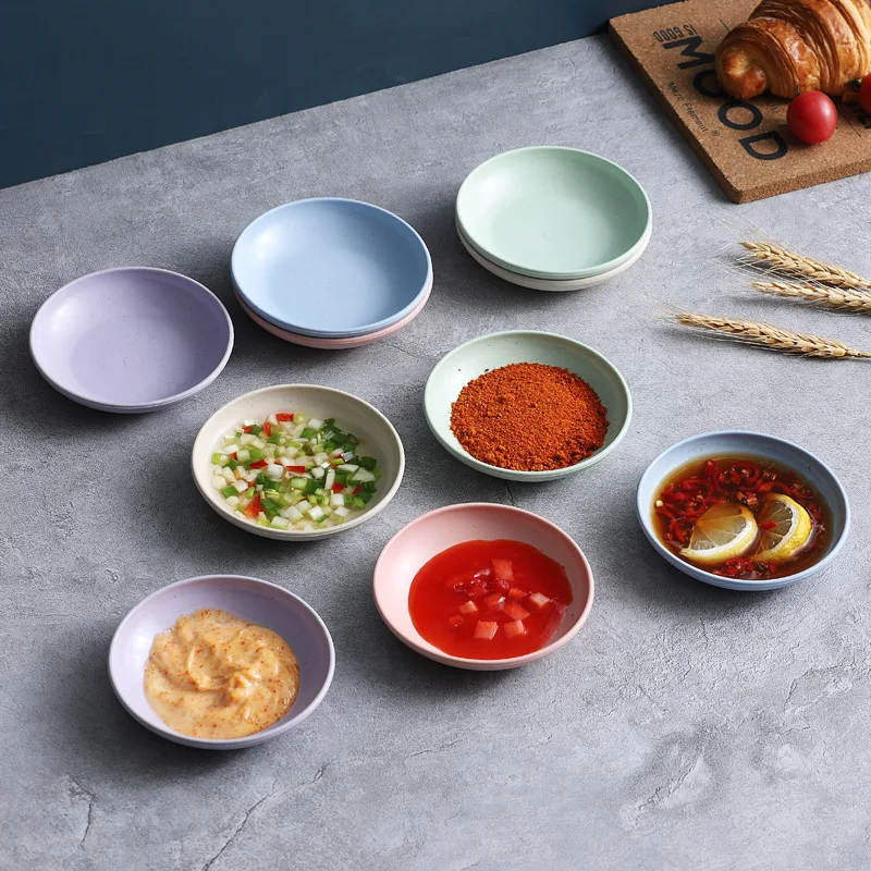 6Pc 10CM Household Wheat Straw Soy Sauce Dish Small Snack Plate Hot Pot Round Small Salad Bowl
6Pc 10CM Household Wheat Straw Soy Sauce Dish Small Snack Plate Hot Pot Round Small Salad Bowl