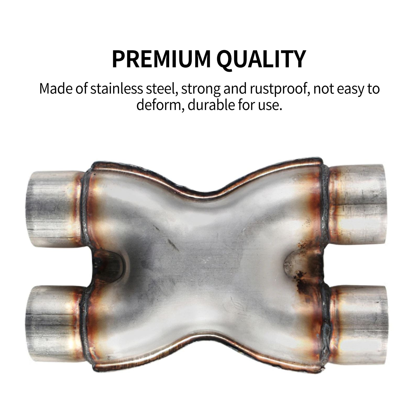 Universal X Exhaust Pipe Dual In/Out Crossover X Exhaust Pipe Gas Emission Pipe for Car Engine Fast Emission Speed Exhaust Pipe
Universal X Exhaust Pipe Dual In/Out Crossover X Exhaust Pipe Gas Emission Pipe for Car Engine Fast Emission Speed Exhaust Pipe