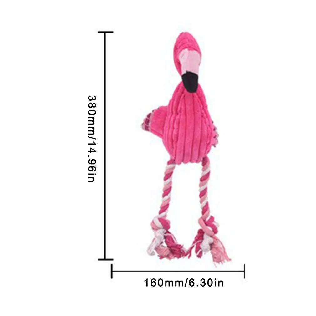 Pet Simulation Flamingo Plush Sounding Toy Dog Teething Pet Toy Tooth Cleaning Interactive Cartoon Animal Toy
Pet Simulation Flamingo Plush Sounding Toy Dog Teething Pet Toy Tooth Cleaning Interactive Cartoon Animal Toy