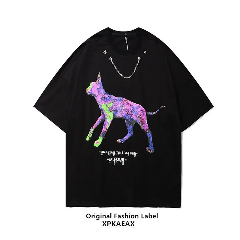 Cotton Black Gothic T-Shirt Men Casual Summer Hip Hop Tops Tee Fashion White Loose Couple Funny Harajuku Japan T-Shirt Boys
Cotton Black Gothic T-Shirt Men Casual Summer Hip Hop Tops Tee Fashion White Loose Couple Funny Harajuku Japan T-Shirt Boys