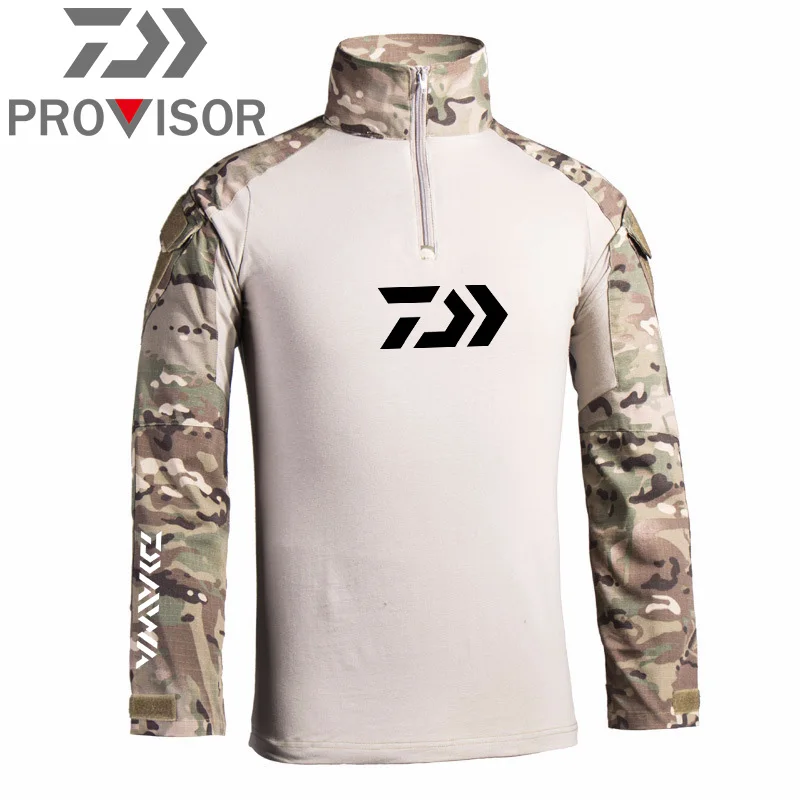 Daiwa Anti-sweat Outdoor Hunting Training Camouflage Suit CS Game Clothes Tactical Vest Camping Fishing Adventure T-shirt
Daiwa Anti-sweat Outdoor Hunting Training Camouflage Suit CS Game Clothes Tactical Vest Camping Fishing Adventure T-shirt