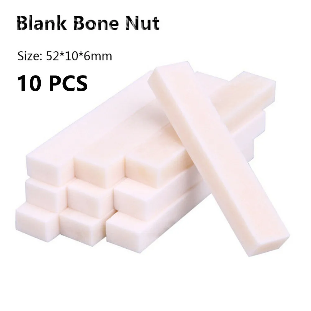 10pcs DIY Ox Bone Top Pillow Guitar Bass Blank Bone Nut 55x10x6mm Universal Ukulele Banjo Mandolin Luthier Saddle Bridge Parts
10pcs DIY Ox Bone Top Pillow Guitar Bass Blank Bone Nut 55x10x6mm Universal Ukulele Banjo Mandolin Luthier Saddle Bridge Parts