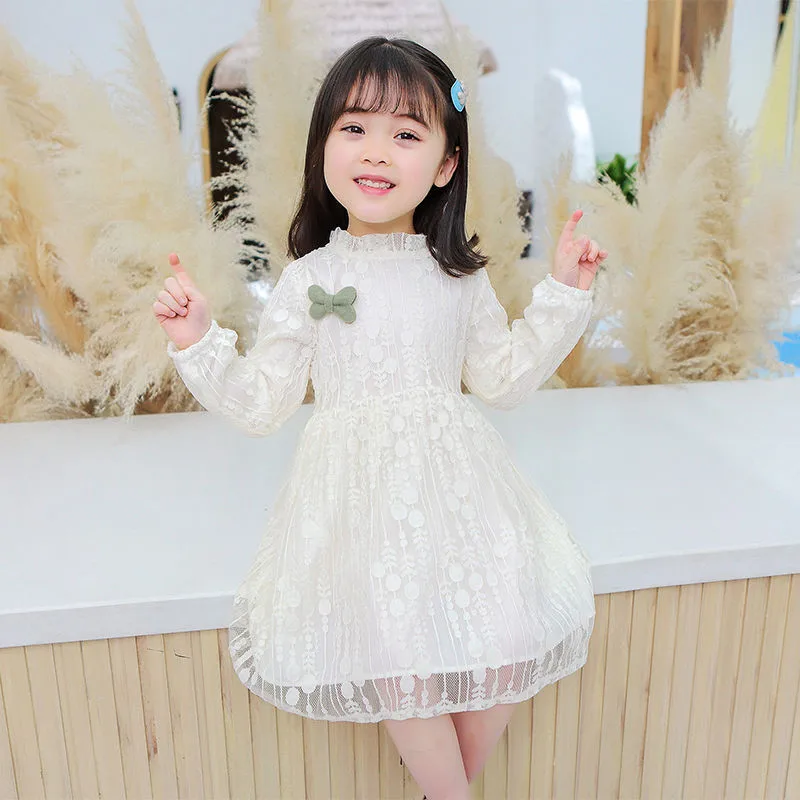 Soft Lace Kids Dress Spring Summer Baby Girls Warm Tops Bottoming Children Clothes Special Occasion Long Sleeve High Quality
Soft Lace Kids Dress Spring Summer Baby Girls Warm Tops Bottoming Children Clothes Special Occasion Long Sleeve High Quality