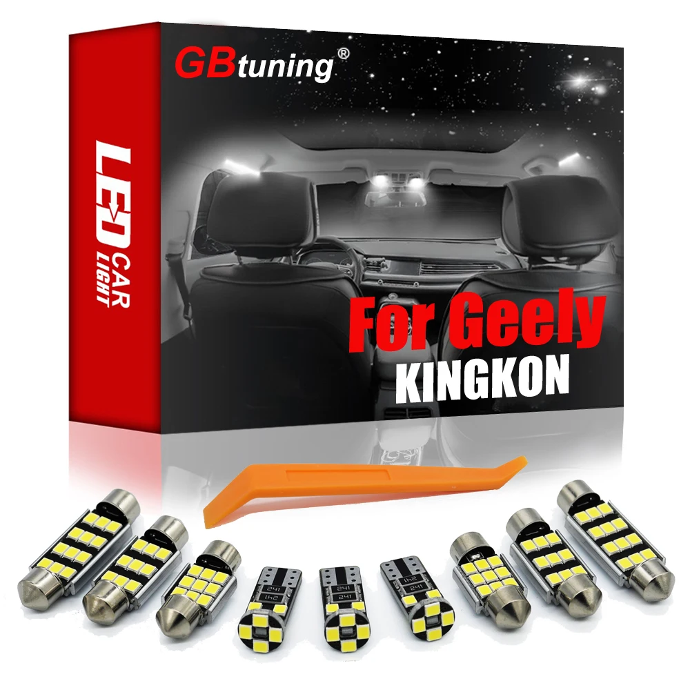 GBtuning Canbus No Error LED 10PCS For Geely KINGKON 2005+ Vehicle Interior Dome Map Trunk Glove Box Lamp Accessories Light Kit
GBtuning Canbus No Error LED 10PCS For Geely KINGKON 2005+ Vehicle Interior Dome Map Trunk Glove Box Lamp Accessories Light Kit