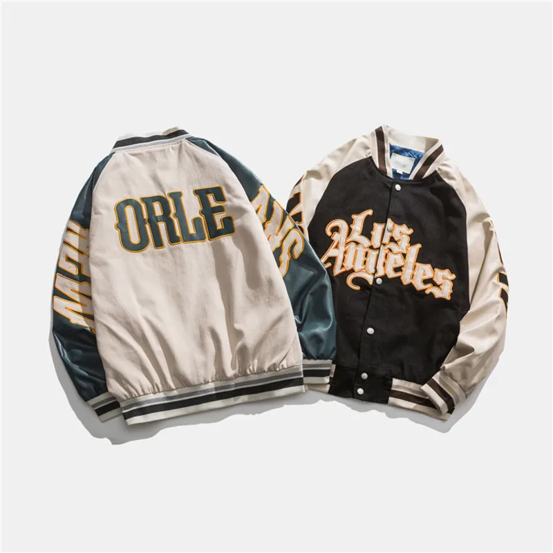 Harajuku Embroidery Baseball Jacket 2021 Spring&Autumn Women's Coat Men's Couple Bomber Unisex Boyfriend Style Hiphop Streetwear
Harajuku Embroidery Baseball Jacket 2021 Spring&Autumn Women's Coat Men's Couple Bomber Unisex Boyfriend Style Hiphop Streetwear