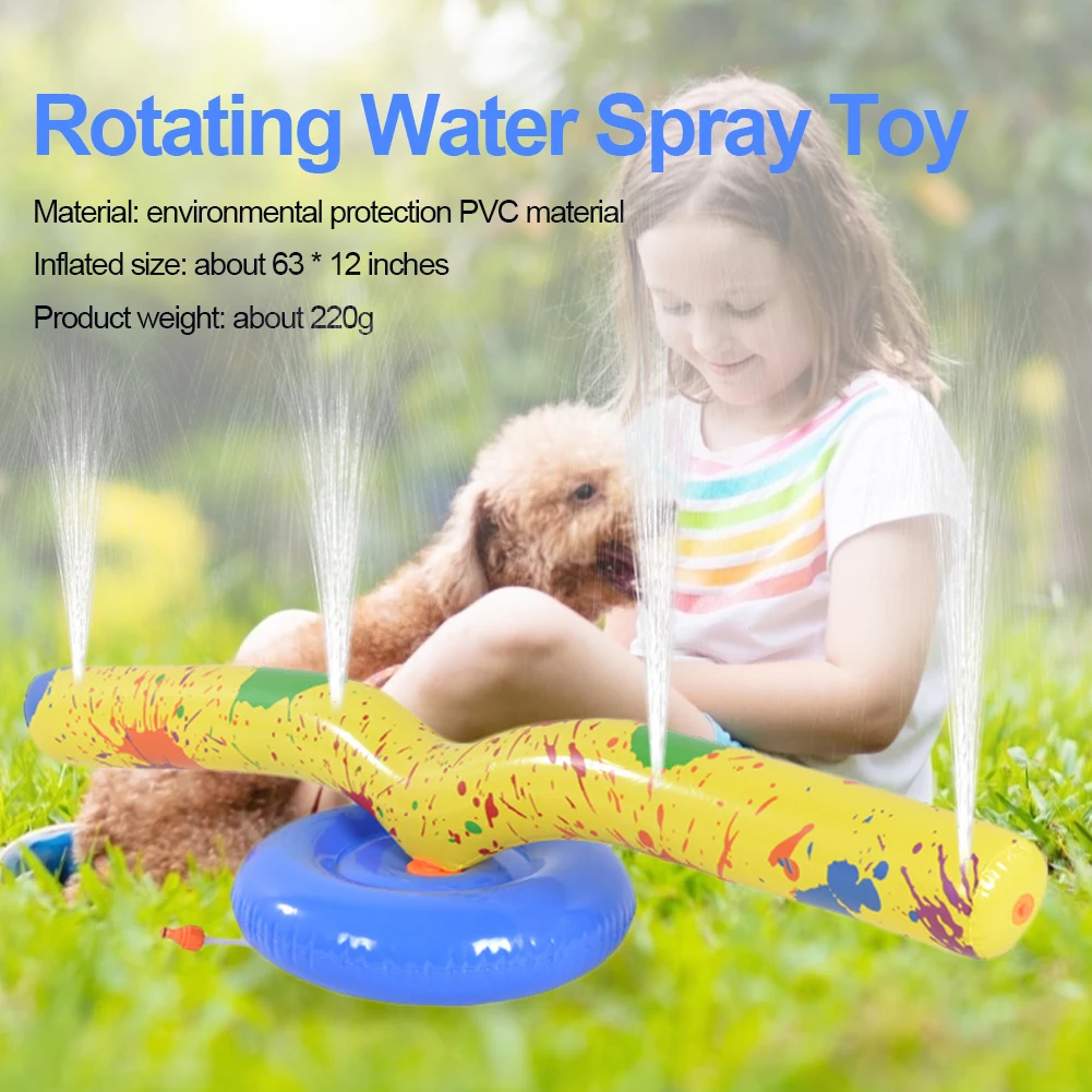 Inflatable Sprinkler Toy for Kids Summer Rotating Sprinkler Skip Toy Outdoor Party Lawn Games Spinning Water Sprinkler Spray
Inflatable Sprinkler Toy for Kids Summer Rotating Sprinkler Skip Toy Outdoor Party Lawn Games Spinning Water Sprinkler Spray