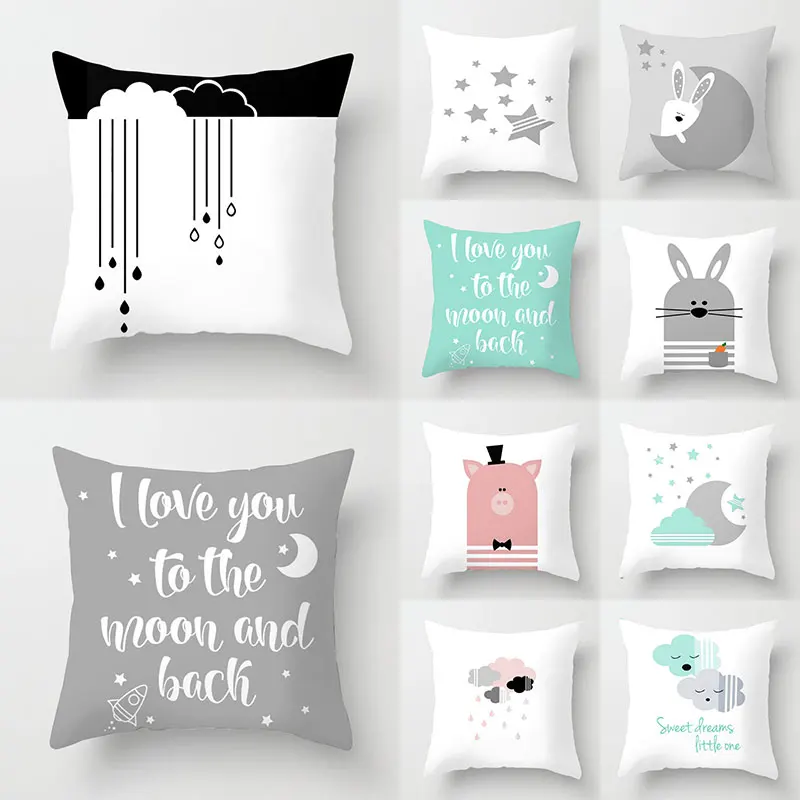 INS Nordic Cushion Cover Cartoon Cloud Moon Star Pattern Polyester Throw Pillow Case Car Sofa Decorative Pillowcases Home Decor
INS Nordic Cushion Cover Cartoon Cloud Moon Star Pattern Polyester Throw Pillow Case Car Sofa Decorative Pillowcases Home Decor