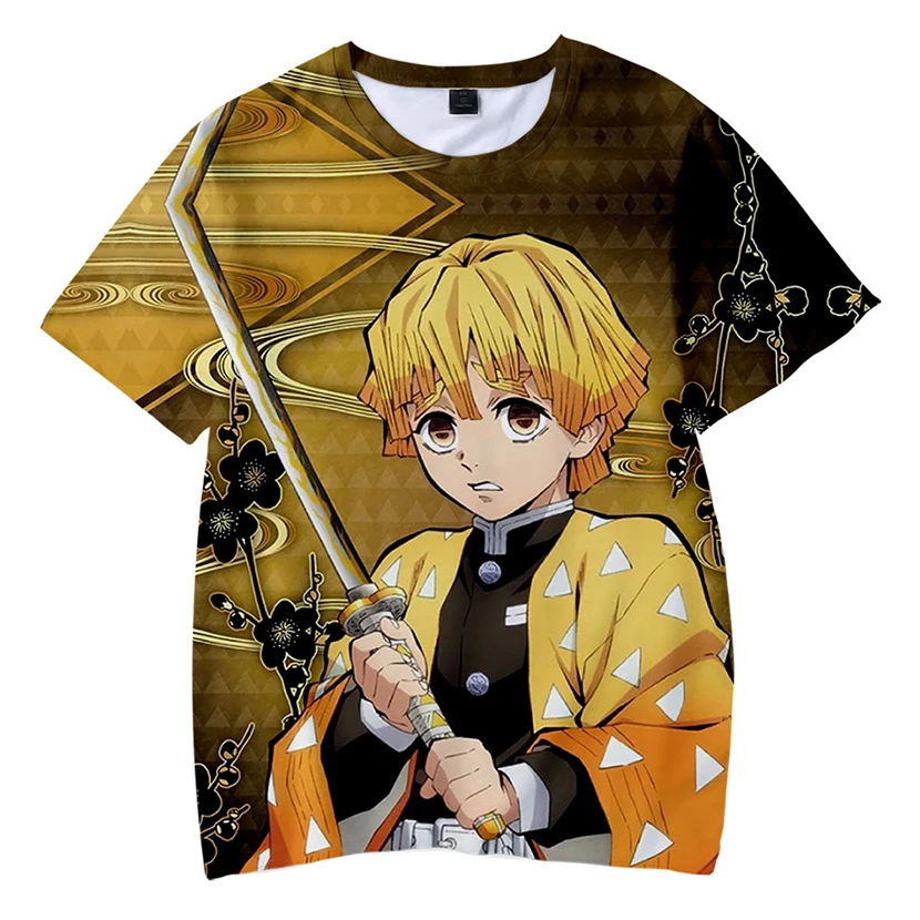 Summer Men's Demon Slayer Anime t-shirt cosplay Tanjiro character clothing Harajuku print adult children short-sleeved tshirt
Summer Men's Demon Slayer Anime t-shirt cosplay Tanjiro character clothing Harajuku print adult children short-sleeved tshirt