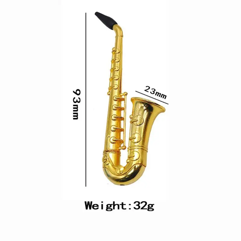 Unique Saxophone Tube Pipe Mini Portable Pipes Tobacco Pipe Metal Tobacco Pipe Hookah Gifts
Unique Saxophone Tube Pipe Mini Portable Pipes Tobacco Pipe Metal Tobacco Pipe Hookah Gifts
