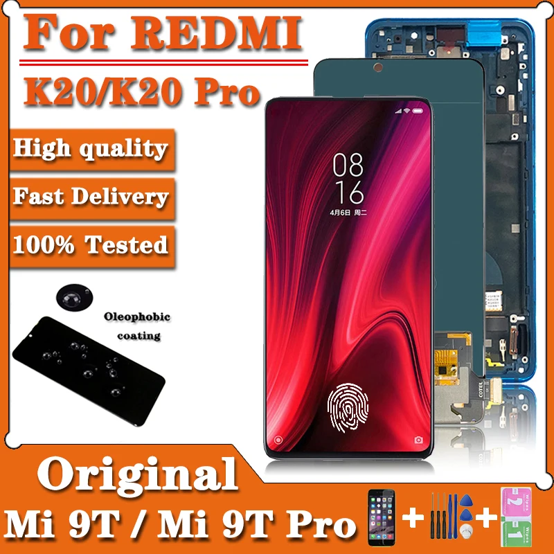 Super AMOLED 6.39' For Xiaomi Mi 9T LCD Display Mi 9T Pro LCD Touch Screen Digitizer For Redmi K20 Pro K20 LCD Replacement Parts
Super AMOLED 6.39' For Xiaomi Mi 9T LCD Display Mi 9T Pro LCD Touch Screen Digitizer For Redmi K20 Pro K20 LCD Replacement Parts