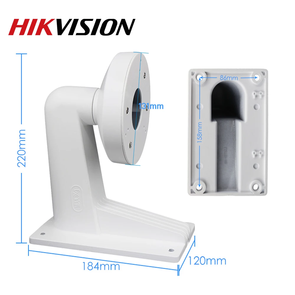 Hikvision DS-1273ZJ-130-TRL Wall Mount for Turret Camera DS-2CD2343G0-I DS-2CD2363G0-I DS-2CD2383G0-I DS-2CD2385FWD-I
Hikvision DS-1273ZJ-130-TRL Wall Mount for Turret Camera DS-2CD2343G0-I DS-2CD2363G0-I DS-2CD2383G0-I DS-2CD2385FWD-I
