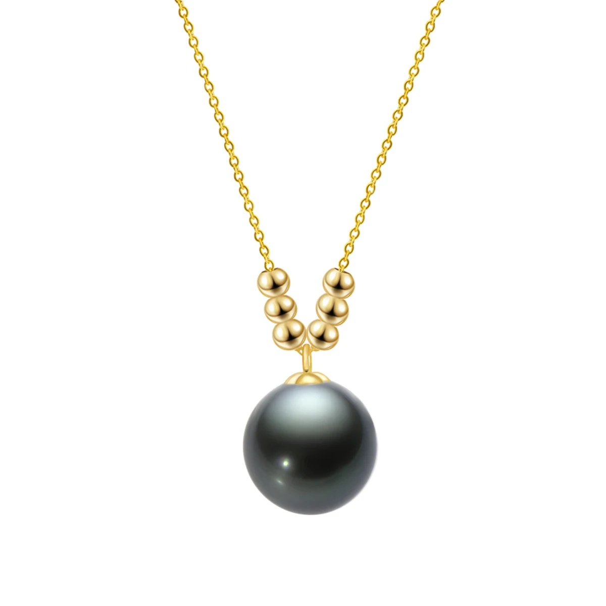 Anu 18K Gold Pendant 10-11mm Natural Tahiti Black Pearl Seawater Pearl Necklace Women Anniversary Gifts
Anu 18K Gold Pendant 10-11mm Natural Tahiti Black Pearl Seawater Pearl Necklace Women Anniversary Gifts