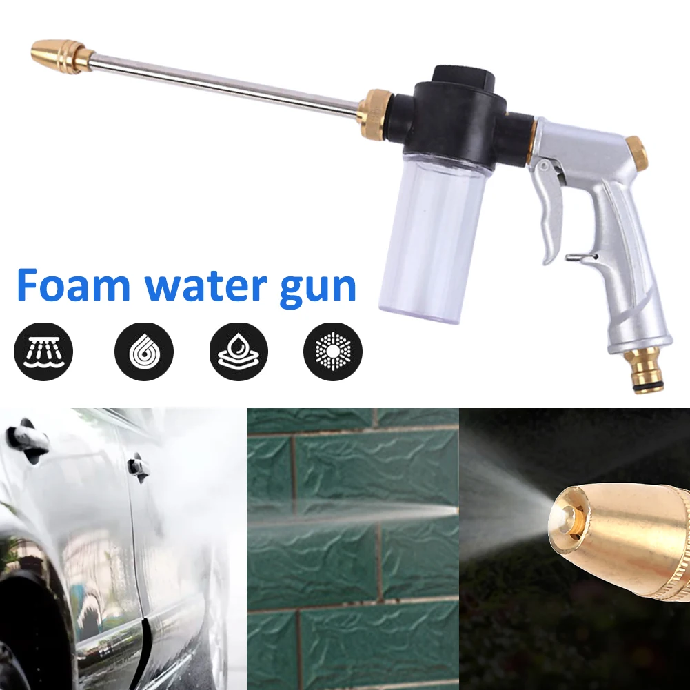 High Pressure Water Spray Gun Washing Machine Car Washing Machine Garden Watering Hose Nozzle Sprinkler Foam Cleaning Water Gun
High Pressure Water Spray Gun Washing Machine Car Washing Machine Garden Watering Hose Nozzle Sprinkler Foam Cleaning Water Gun