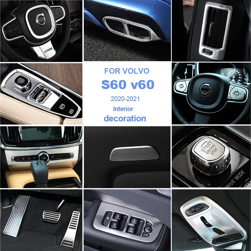 Car styling for Volvo s60 v60 2020-2021 decoration/ABS/stainless steel car interior trim strip auto parts car sticker
Car styling for Volvo s60 v60 2020-2021 decoration/ABS/stainless steel car interior trim strip auto parts car sticker
