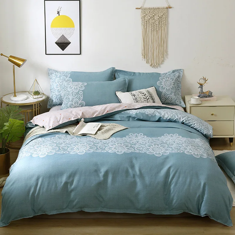 Autumn Winter New Thick Cotton Four-Piece Suit Soft Breathable Double-Sided Design Bedding Multi-Size Home Textiles
Autumn Winter New Thick Cotton Four-Piece Suit Soft Breathable Double-Sided Design Bedding Multi-Size Home Textiles