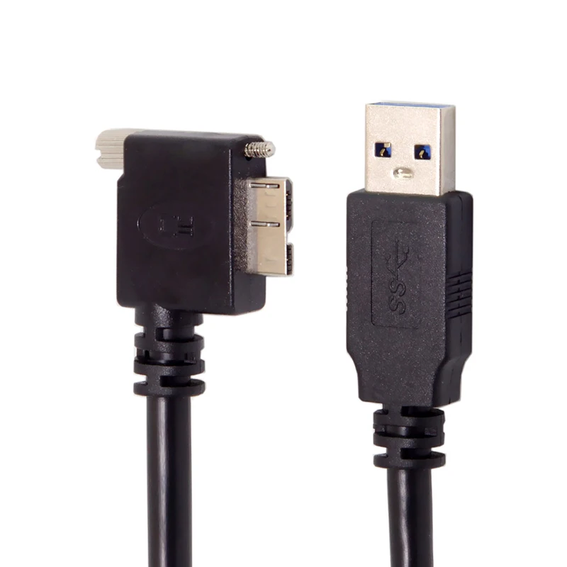 5m 3m 1.2m USB 3.0 Micro b Cable 90 Degree Right Angled Micro USB Screw Mount Data Cable for for D800 D800E Industrial Camera
5m 3m 1.2m USB 3.0 Micro b Cable 90 Degree Right Angled Micro USB Screw Mount Data Cable for for D800 D800E Industrial Camera