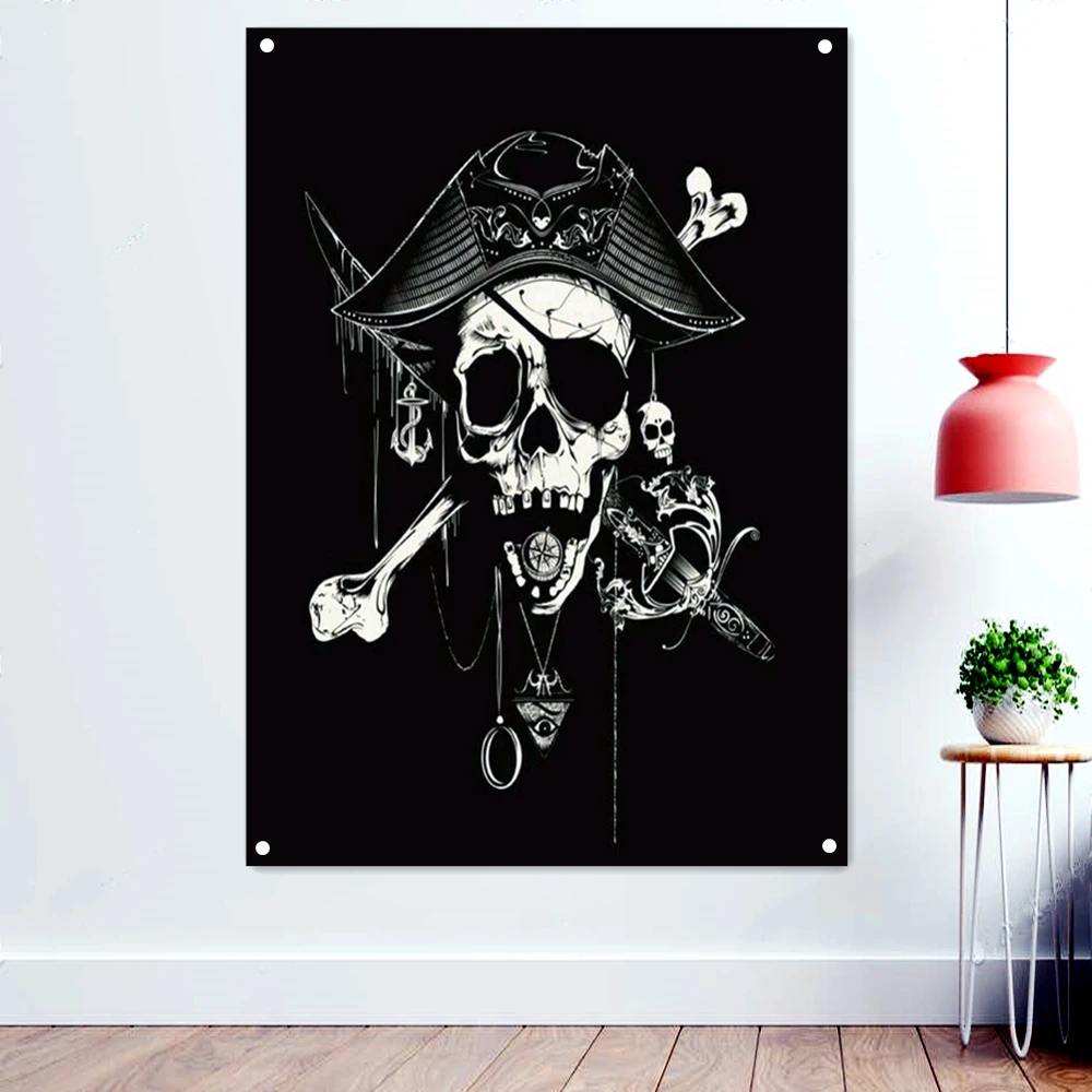 Jolly Rouge Poster Wall Art Skull Cross Bones Pirate Brethren The Coast Flag For Wall Decoration Sabres Swords Banners Tapestry
Jolly Rouge Poster Wall Art Skull Cross Bones Pirate Brethren The Coast Flag For Wall Decoration Sabres Swords Banners Tapestry