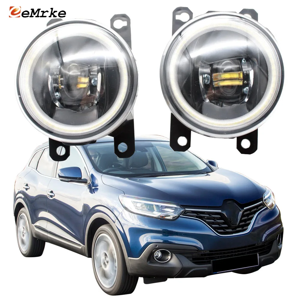 LED Fog Lights Lamp Cut-Line Lens for Renault Kadjar 2015 2016 2017 2018 1st Gen. Led Angel Eye DRL Daytime Running Lights Front
LED Fog Lights Lamp Cut-Line Lens for Renault Kadjar 2015 2016 2017 2018 1st Gen. Led Angel Eye DRL Daytime Running Lights Front