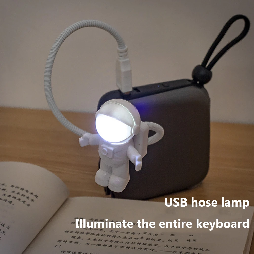 Портативный ночник в форме астронавта, питание от USB, настольная лампа для чтения, светодиодный светильник льник для компьютера, ноутбука, п...
Портативный ночник в форме астронавта, питание от USB, настольная лампа для чтения, светодиодный светильник льник для компьютера, ноутбука, п...
