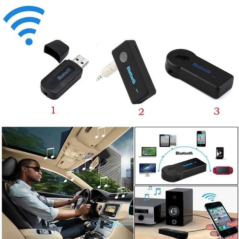Ouhaobin беспроводной bluetooth приемник адаптер ключ стерео 3 5 мм AUX аудио музыка для