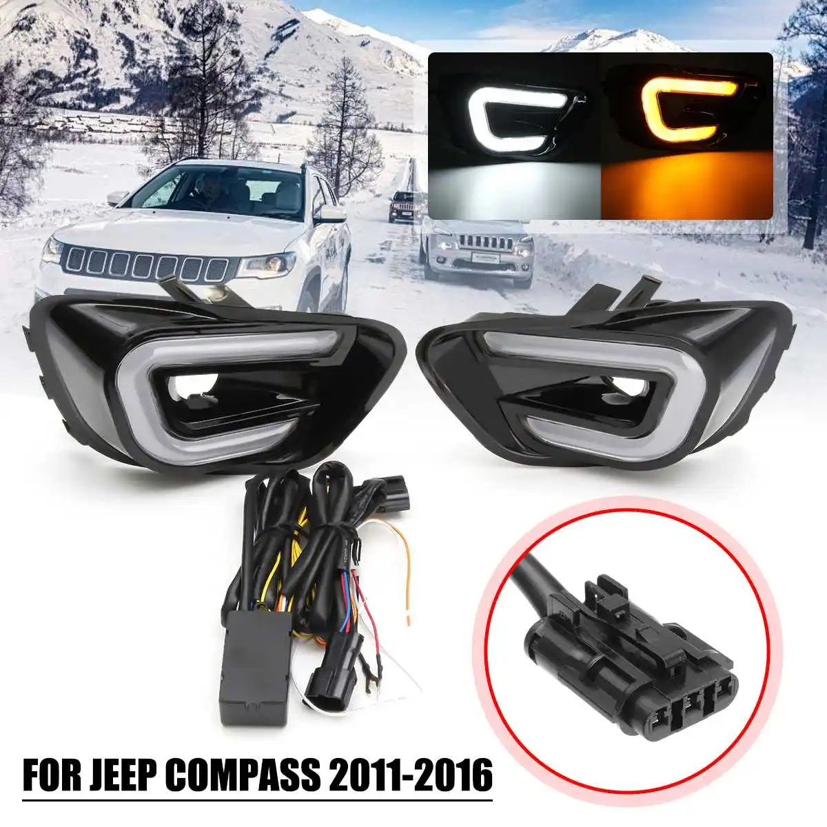 Светодиодные дневные ходовые огни для Jeep Compass 2011 2012 2013 2015 2014 DC12 в
Светодиодные дневные ходовые огни для Jeep Compass 2011 2012 2013 2015 2014 DC12 в