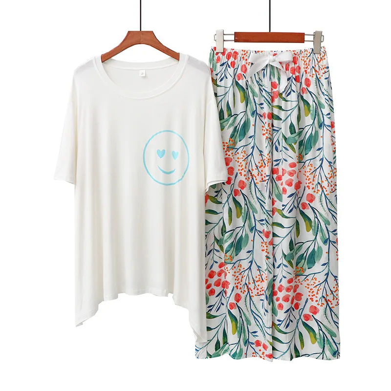 2021 New Pajamas Sets Tops for Leisure Loose Home Wear Women Modal Sleepwear Suit Summer Shorts Autumn Pants Homewear Pyjamas
2021 New Pajamas Sets Tops for Leisure Loose Home Wear Women Modal Sleepwear Suit Summer Shorts Autumn Pants Homewear Pyjamas