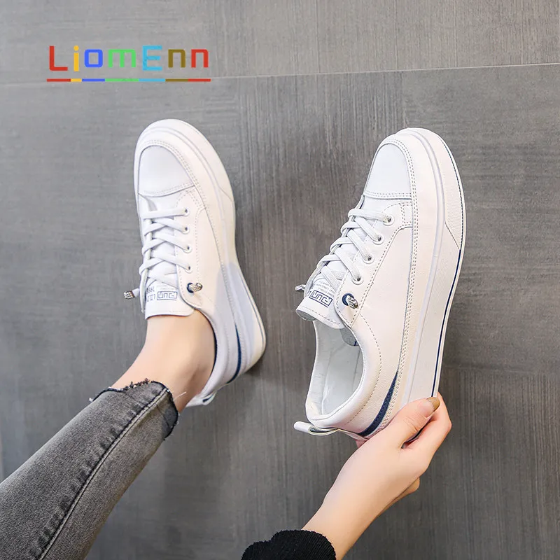 Fashion White Shoes Woman Sneakers Platform Ladies Leather Casual Vulcanized shoes Tennis 2021 Trainers basket zapatillas mujer
Fashion White Shoes Woman Sneakers Platform Ladies Leather Casual Vulcanized shoes Tennis 2021 Trainers basket zapatillas mujer