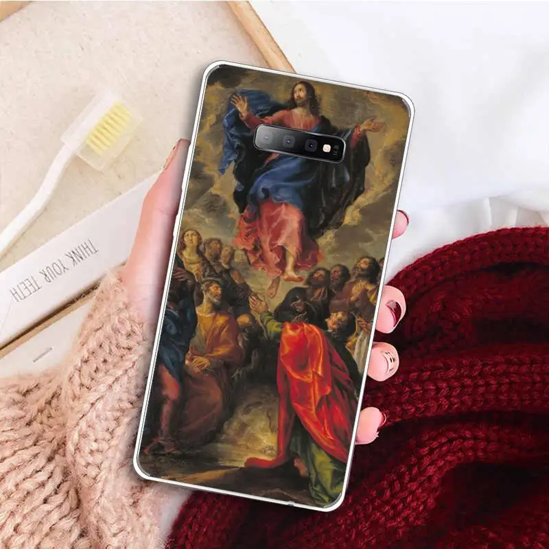 Jesus Christ cross pattern Phone Case Transparent For Samsung Galaxy A 71 21s S note 8 9 10 plus 20 ultra
Jesus Christ cross pattern Phone Case Transparent For Samsung Galaxy A 71 21s S note 8 9 10 plus 20 ultra