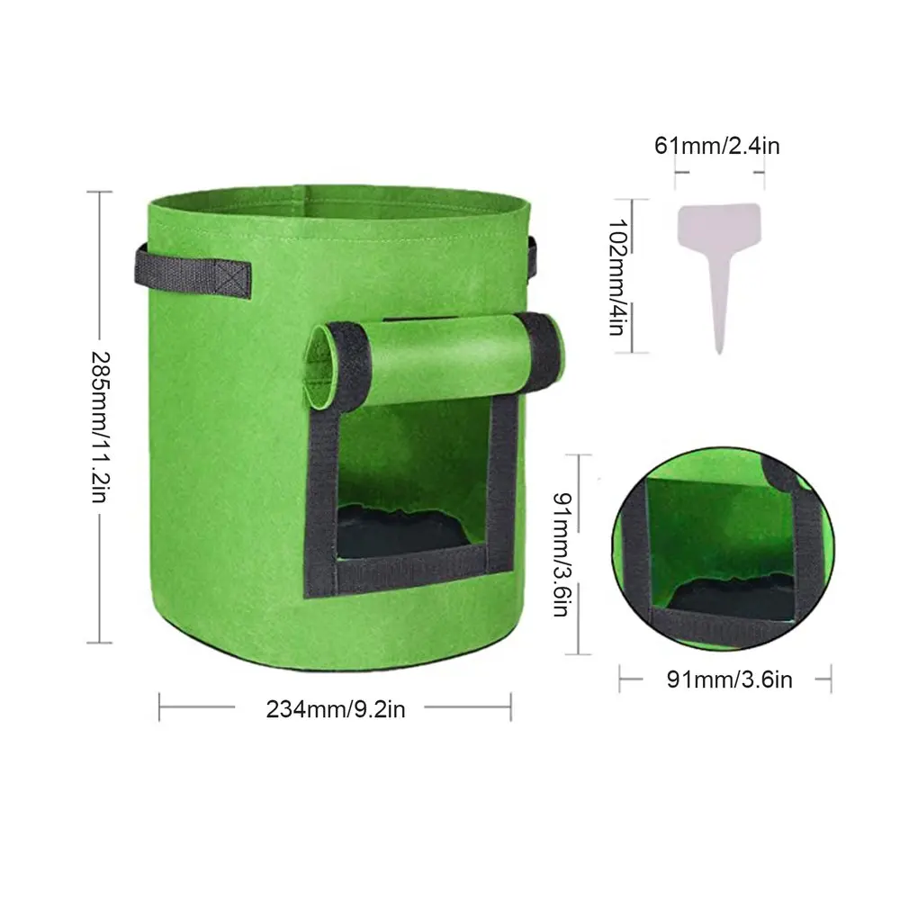 Potato Plant Grow Bags home garden Potato pot greenhouse Vegetable Growing Bags Moisturizing Vertical Garden Bag tool
Potato Plant Grow Bags home garden Potato pot greenhouse Vegetable Growing Bags Moisturizing Vertical Garden Bag tool