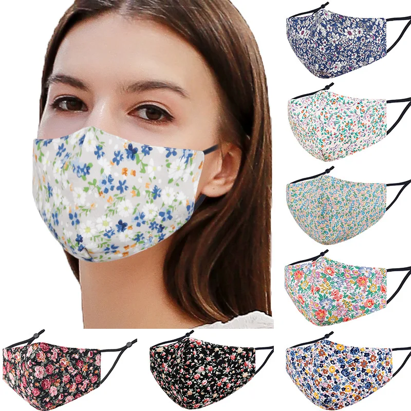 Adults Breathable Face Mask Cotton Floral Printing Reusable Washable Masks Unisex Anti-dust Mouth-muffle Party Cosplay Masques
Adults Breathable Face Mask Cotton Floral Printing Reusable Washable Masks Unisex Anti-dust Mouth-muffle Party Cosplay Masques